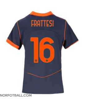 Billige Fotballdrakt Inter Milan Davide Frattesi #16 Replika Tredjedrakt Dame 2025-26 Kortermet Billige Fotballdrakt Inter Milan Davide Frattesi #16 Replika Tredjedrakt Dame 2025-26 Kortermet